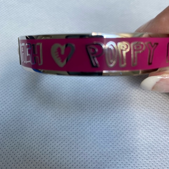 Vintage Coach Poppy Pink and Silvertone bracelet - Picture 12 of 14